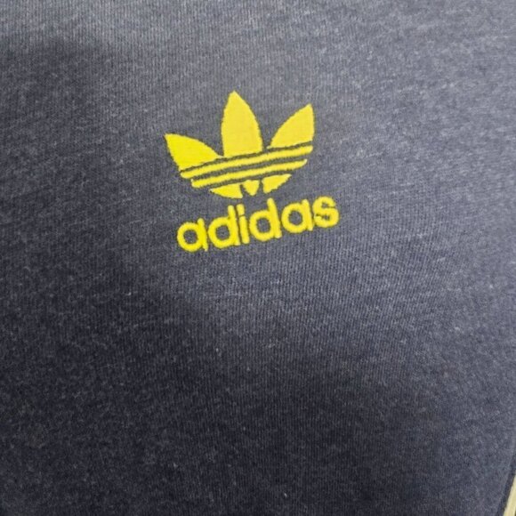 Adidas Michigan Wolverines Classic Striped Sleeve Zip Up Sweatshirt Large - Picture 3 of 10